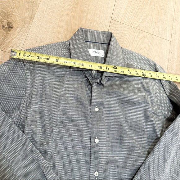 ETON Signature Twill Micropattern Men's Dress Shirt 16/41 Slim - Picture 11 of 12